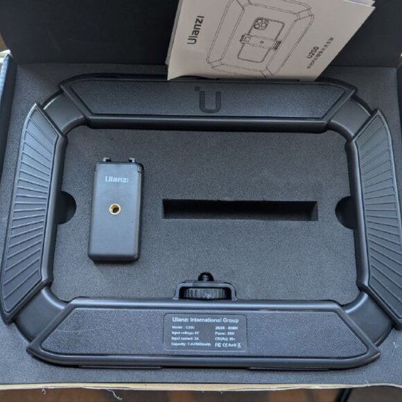 Smartphone Video Rig ULANZI U200 Camera Video Rig Phone Video Stabilizer LED Rin - Picture 4 of 9